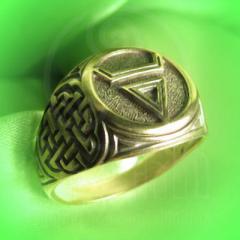 Кольцо "Символ Велеса" Арт. 2578л латунь