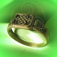 Кольцо "Кельтский узел любви" Арт. 2583л латунь