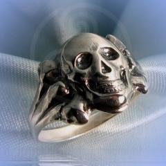 Кольцо "Весёлый Роджер" Арт. 2510с серебрение