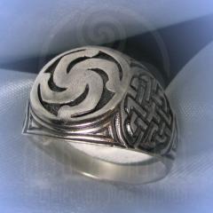 Кольцо "Символ Рода" Арт. 2569с серебрение