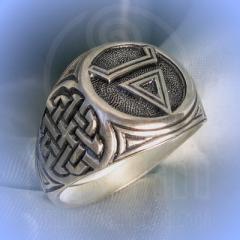 Кольцо "Символ Велеса" Арт. 2578с серебрение