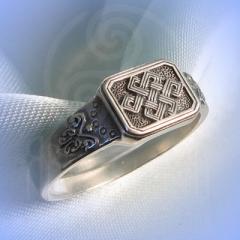 Кольцо "Кельтский узел любви" Арт. 2583с серебрение
