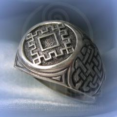 Кольцо "Репейник счастья" Арт. 2590с серебрение