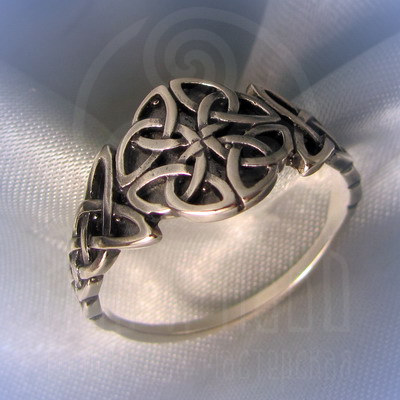 Кольцо "Кельтский квадрат" Арт. 2684с серебрение