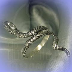 Кольцо "Змея" Арт. 2695с серебрение 