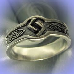 Кольцо "Руна Йер" Арт. 2722с серебрение
