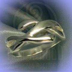 Кольцо "Линии" Арт. 2723с серебрение