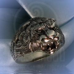 Кольцо "Тигриный оскал" Арт. 2531 серебро