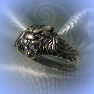Кольцо "Дикий кот" Арт. 2595 серебро