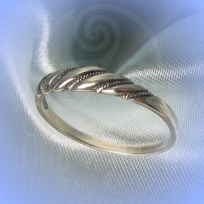 Кольцо "Витое узкое" Арт. 2607 серебро