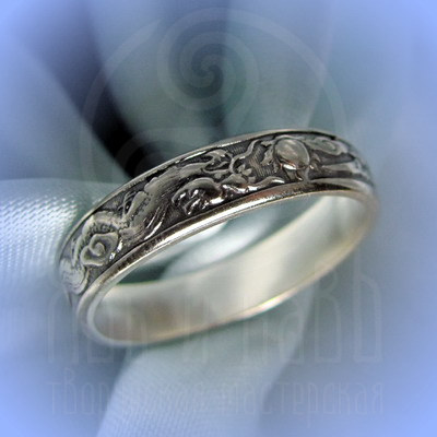 Кольцо "Дракон и Солнце" Арт. 2646 серебро