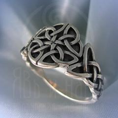 Кольцо "Кельтский квадрат" Арт. 2684 серебро