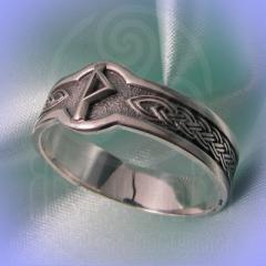 Кольцо "Руна Турисаз" Арт. 2714 серебро