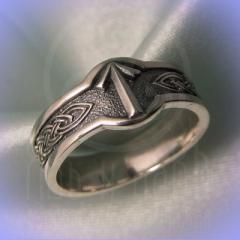 Кольцо "Руна Тейваз" Арт. 2718 серебро