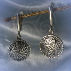 Серьги "Кельтский трискель" Арт. 3547 серебро